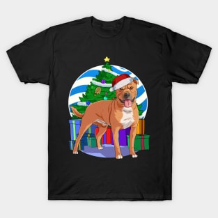 Staffordshire Bull Terrier Dog Christmas Tree Decoration T-Shirt